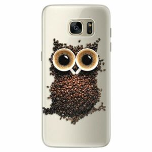 Silikonové pouzdro iSaprio - Owl And Coffee - Samsung Galaxy S7 Edge obraz