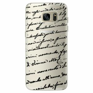 Silikonové pouzdro iSaprio - Handwriting 01 - black - Samsung Galaxy S7 Edge obraz