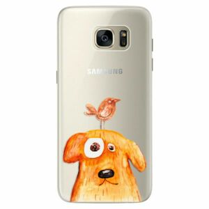 Silikonové pouzdro iSaprio - Dog And Bird - Samsung Galaxy S7 Edge obraz