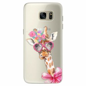 Silikonové pouzdro iSaprio - Lady Giraffe - Samsung Galaxy S7 Edge obraz