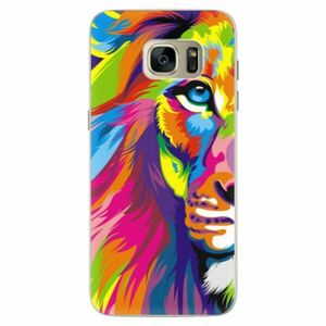 Silikonové pouzdro iSaprio - Rainbow Lion - Samsung Galaxy S7 Edge obraz