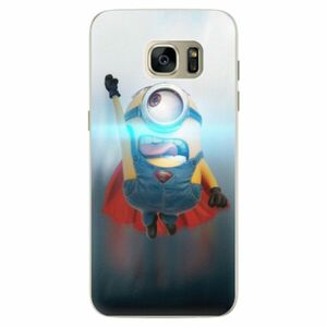 Silikonové pouzdro iSaprio - Mimons Superman 02 - Samsung Galaxy S7 Edge obraz