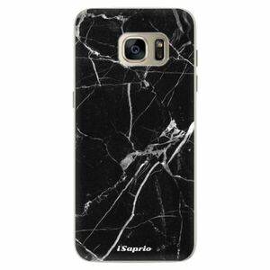 Silikonové pouzdro iSaprio - Black Marble 18 - Samsung Galaxy S7 Edge obraz