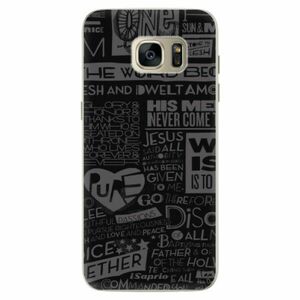 Silikonové pouzdro iSaprio - Text 01 - Samsung Galaxy S7 Edge obraz