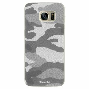 Silikonové pouzdro iSaprio - Gray Camuflage 02 - Samsung Galaxy S7 Edge obraz