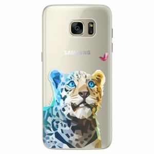 Silikonové pouzdro iSaprio - Leopard With Butterfly - Samsung Galaxy S7 obraz