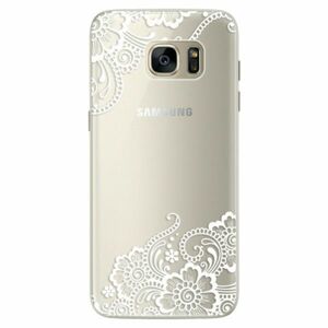 Silikonové pouzdro iSaprio - White Lace 02 - Samsung Galaxy S7 obraz