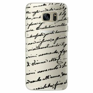Silikonové pouzdro iSaprio - Handwriting 01 - black - Samsung Galaxy S7 obraz