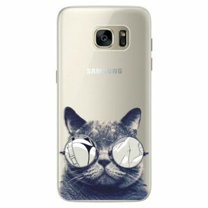 Silikonové pouzdro iSaprio - Crazy Cat 01 - Samsung Galaxy S7 obraz