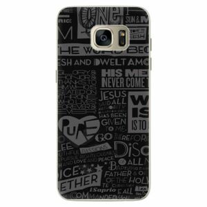 Silikonové pouzdro iSaprio - Text 01 - Samsung Galaxy S7 obraz