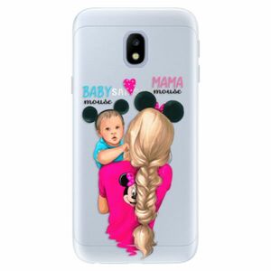 Silikonové pouzdro iSaprio - Mama Mouse Blonde and Boy - Samsung Galaxy J3 2017 obraz