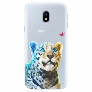 Silikonové pouzdro iSaprio - Leopard With Butterfly - Samsung Galaxy J3 2017 obraz