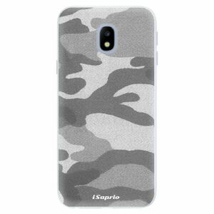 Silikonové pouzdro iSaprio - Gray Camuflage 02 - Samsung Galaxy J3 2017 obraz