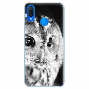Silikonové pouzdro iSaprio - BW Owl - Huawei Nova 3i obraz