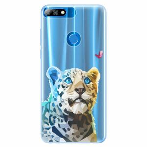 Silikonové pouzdro iSaprio - Leopard With Butterfly - Huawei Y7 Prime 2018 obraz