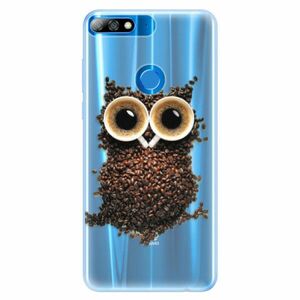 Silikonové pouzdro iSaprio - Owl And Coffee - Huawei Y7 Prime 2018 obraz