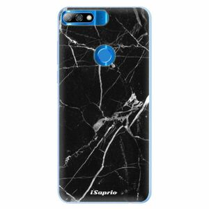 Silikonové pouzdro iSaprio - Black Marble 18 - Huawei Y7 Prime 2018 obraz