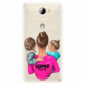 Silikonové pouzdro iSaprio - Super Mama - Boy and Girl - Huawei Y5 II / Y6 II Compact obraz