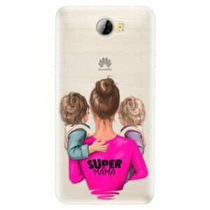 Silikonové pouzdro iSaprio - Super Mama - Two Boys - Huawei Y5 II / Y6 II Compact obraz