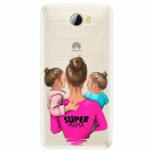 Silikonové pouzdro iSaprio - Super Mama - Two Girls - Huawei Y5 II / Y6 II Compact obraz