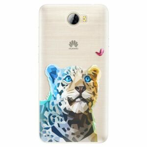 Silikonové pouzdro iSaprio - Leopard With Butterfly - Huawei Y5 II / Y6 II Compact obraz