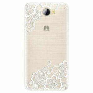 Silikonové pouzdro iSaprio - White Lace 02 - Huawei Y5 II / Y6 II Compact obraz
