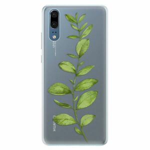 Silikonové pouzdro iSaprio - Green Plant 01 - Huawei P20 obraz