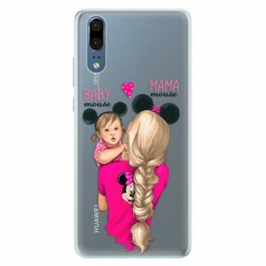 Silikonové pouzdro iSaprio - Mama Mouse Blond and Girl - Huawei P20 obraz