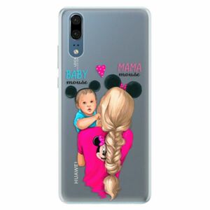 Silikonové pouzdro iSaprio - Mama Mouse Blonde and Boy - Huawei P20 obraz