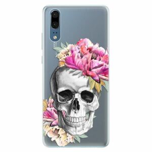 Silikonové pouzdro iSaprio - Pretty Skull - Huawei P20 obraz