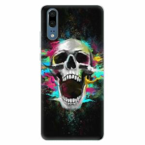 Silikonové pouzdro iSaprio - Skull in Colors - Huawei P20 obraz