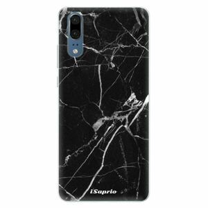 Silikonové pouzdro iSaprio - Black Marble 18 - Huawei P20 obraz