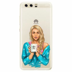 Silikonové pouzdro iSaprio - Coffe Now - Blond - Huawei P10 obraz