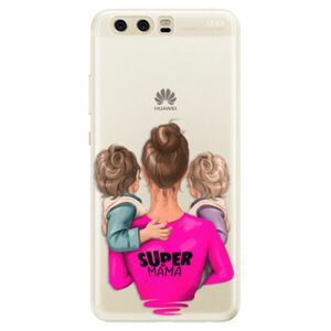 Silikonové pouzdro iSaprio - Super Mama - Two Boys - Huawei P10 obraz