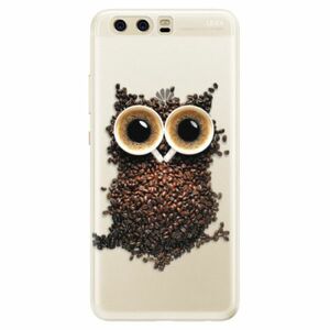 Silikonové pouzdro iSaprio - Owl And Coffee - Huawei P10 obraz