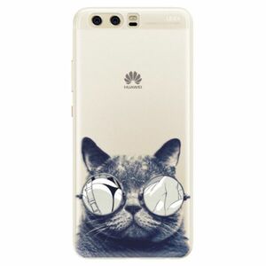 Silikonové pouzdro iSaprio - Crazy Cat 01 - Huawei P10 obraz