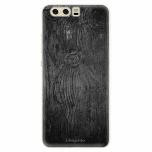 Silikonové pouzdro iSaprio - Black Wood 13 - Huawei P10 obraz
