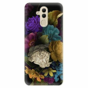 Silikonové pouzdro iSaprio - Dark Flowers - Huawei Mate 20 Lite obraz