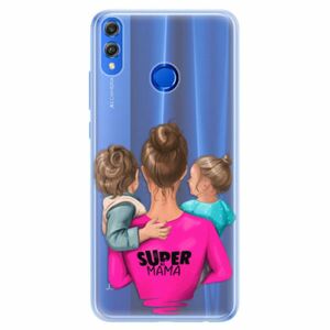 Silikonové pouzdro iSaprio - Super Mama - Boy and Girl - Huawei Honor 8X obraz