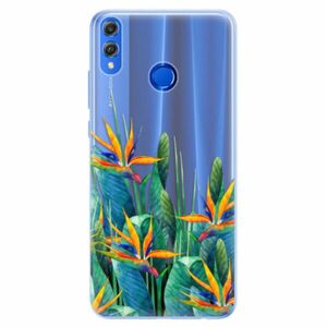 Silikonové pouzdro iSaprio - Exotic Flowers - Huawei Honor 8X obraz