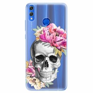 Silikonové pouzdro iSaprio - Pretty Skull - Huawei Honor 8X obraz