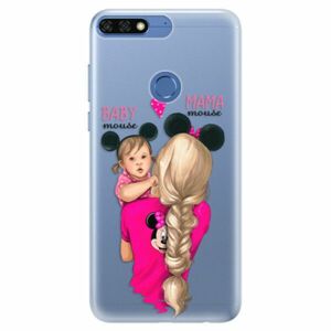 Silikonové pouzdro iSaprio - Mama Mouse Blond and Girl - Huawei Honor 7C obraz