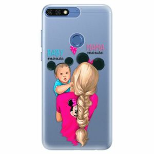 Silikonové pouzdro iSaprio - Mama Mouse Blonde and Boy - Huawei Honor 7C obraz