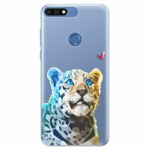 Silikonové pouzdro iSaprio - Leopard With Butterfly - Huawei Honor 7C obraz
