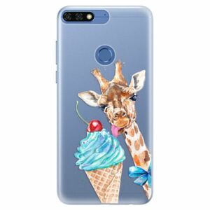 Silikonové pouzdro iSaprio - Love Ice-Cream - Huawei Honor 7C obraz