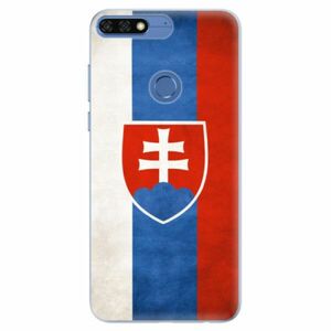 Silikonové pouzdro iSaprio - Slovakia Flag - Huawei Honor 7C obraz