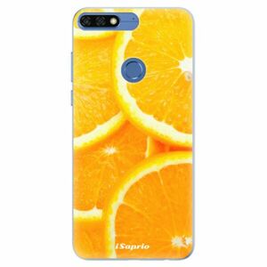 Silikonové pouzdro iSaprio - Orange 10 - Huawei Honor 7C obraz