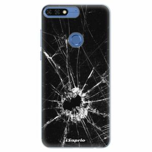 Silikonové pouzdro iSaprio - Broken Glass 10 - Huawei Honor 7C obraz
