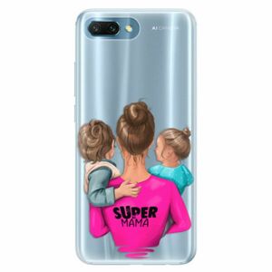 Silikonové pouzdro iSaprio - Super Mama - Boy and Girl - Huawei Honor 10 obraz