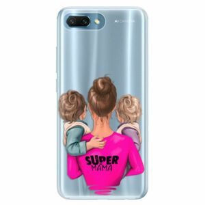 Silikonové pouzdro iSaprio - Super Mama - Two Boys - Huawei Honor 10 obraz